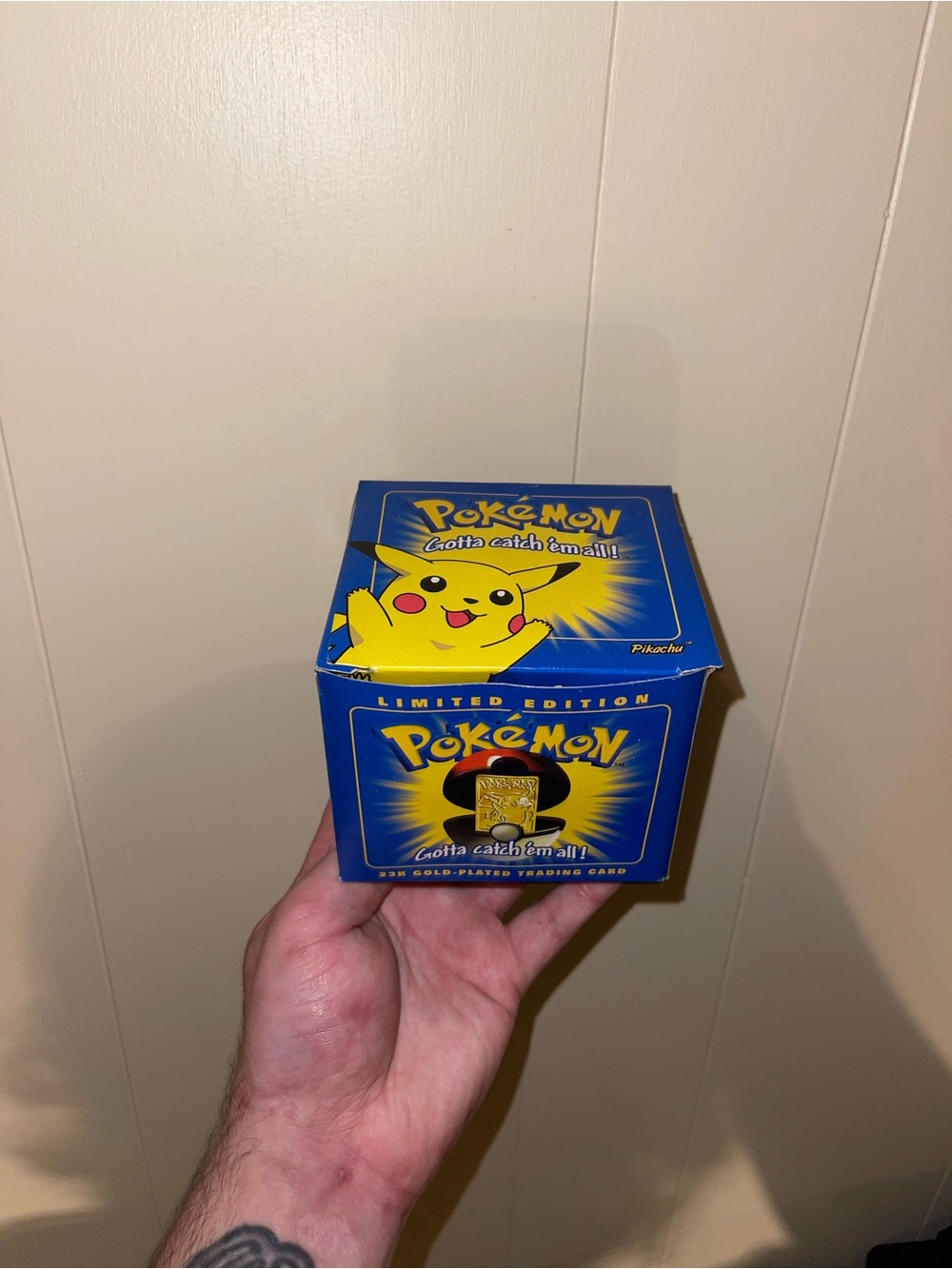 Pokemon Blue and Yellow Pikachu Limited Edition Box